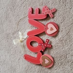 🦋 Love Wooden Door Decor / Sign